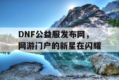 DNF公益服发布网，网游门户的新星在闪耀